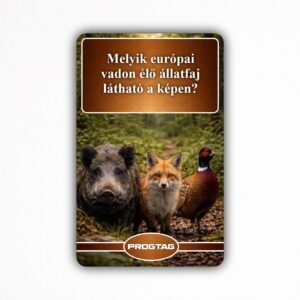 Melyik európai vadon élő állatfaj látható a képen? - NFC Kártya