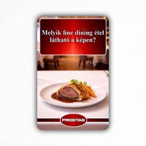 Melyik fine dining étel látható a képen? - NFC Kártya