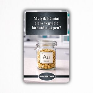 Melyik kémiai elem vegyjele látható a képen? - NFC Kártya