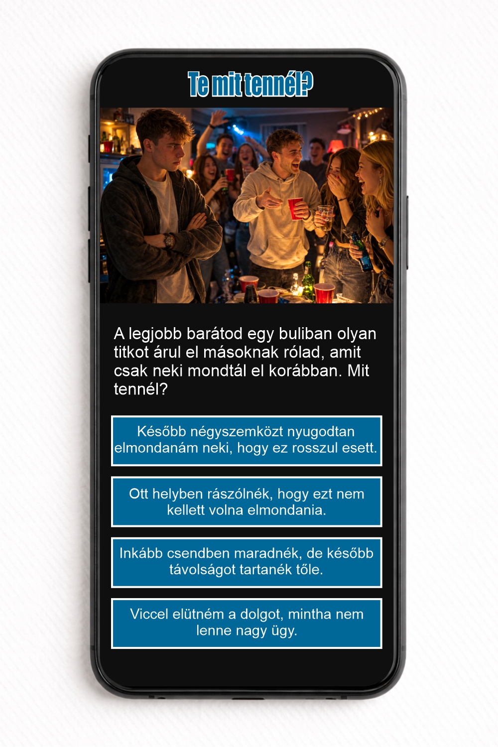 Te mit tennél? (Barátság) – NFC Kártya - Image 2