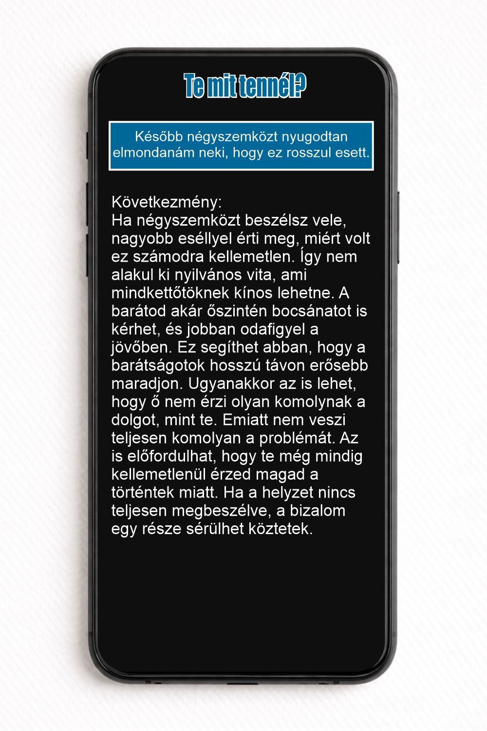 Te mit tennél? (Barátság) – NFC Kártya - Image 3