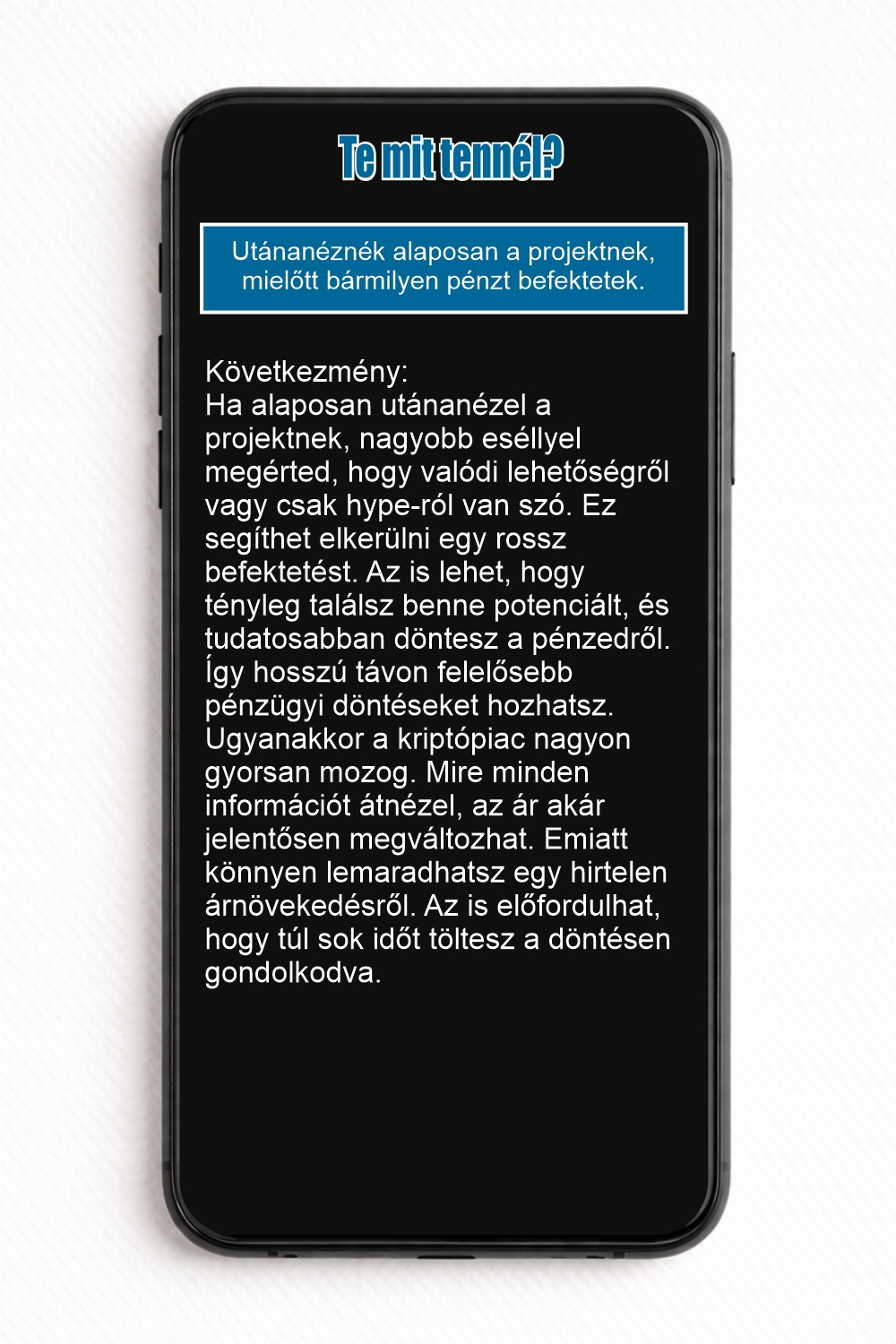 Te mit tennél? (Pénz) – NFC Kártya - Image 3