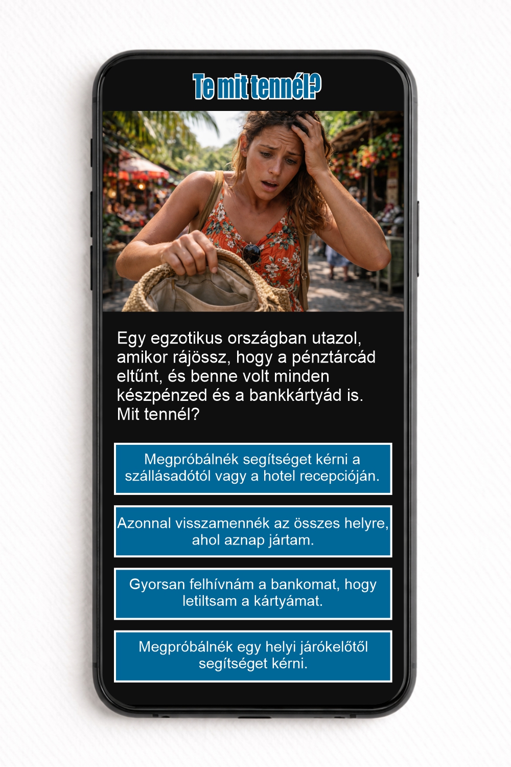 Te mit tennél? (Utazás) – NFC Kártya - Image 2