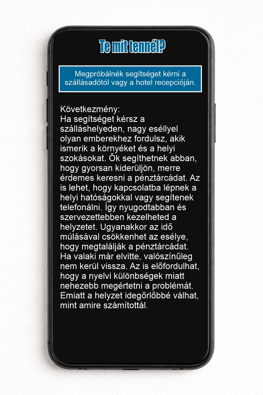 Te mit tennél? (Utazás) – NFC Kártya - Image 3